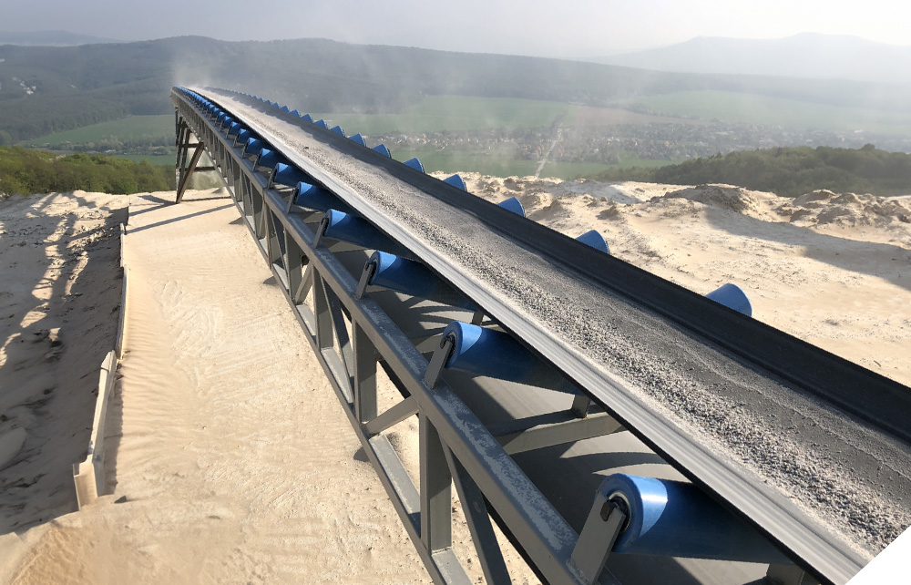 Valčeky pre dopravníkové pásy