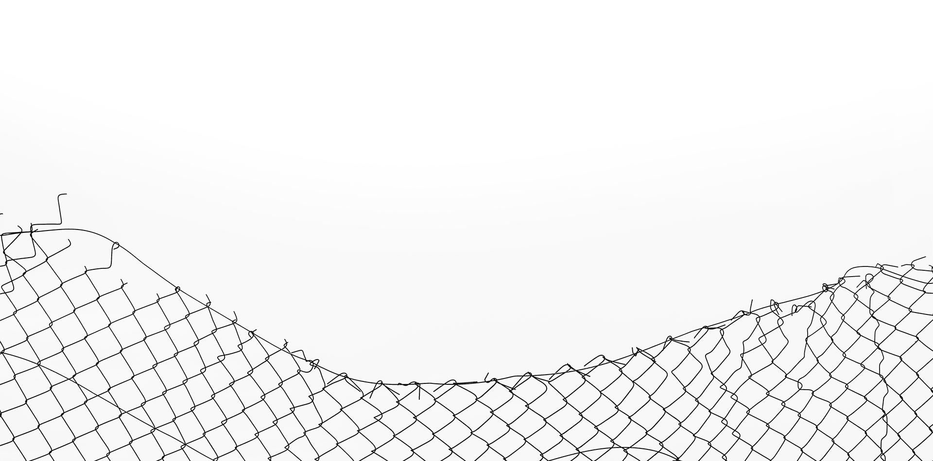 ilustračný obrázok 404 - potrhané pletivo