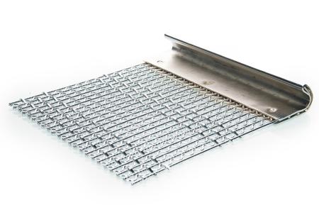 Harfové sitá s horizontálne zvlnenými a rovnými drôtmi (Doser)