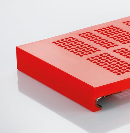 Polyuretánové sitá na triedenie sypkých materiálov