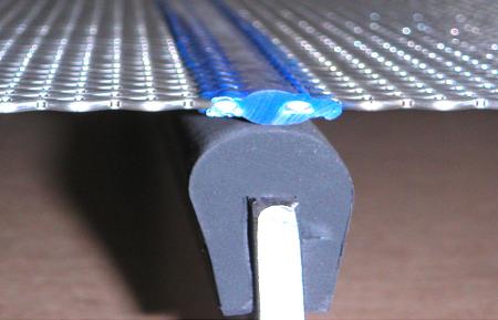 Ochranné gumené profily pre priemyselné sitá