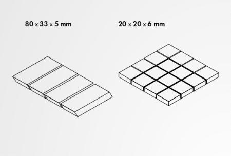 Keramické vyloženie sklzových plôch