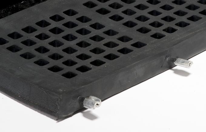 Gumené sitá pre triedenie sypkých materiálov